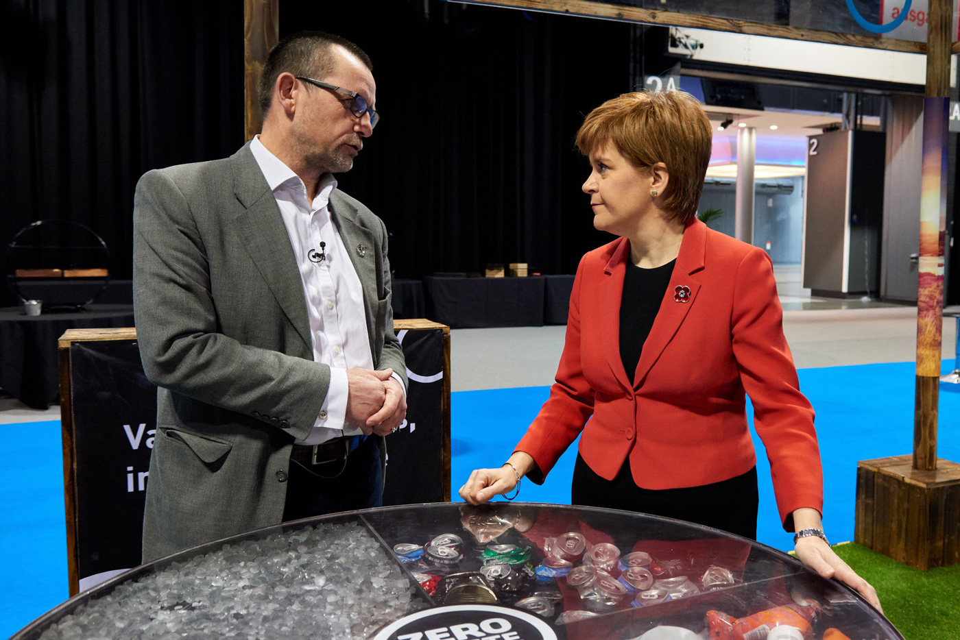 Iain Gulland, CEO, Zero Waste Scotland & Nicola Sturgeon, First Minister