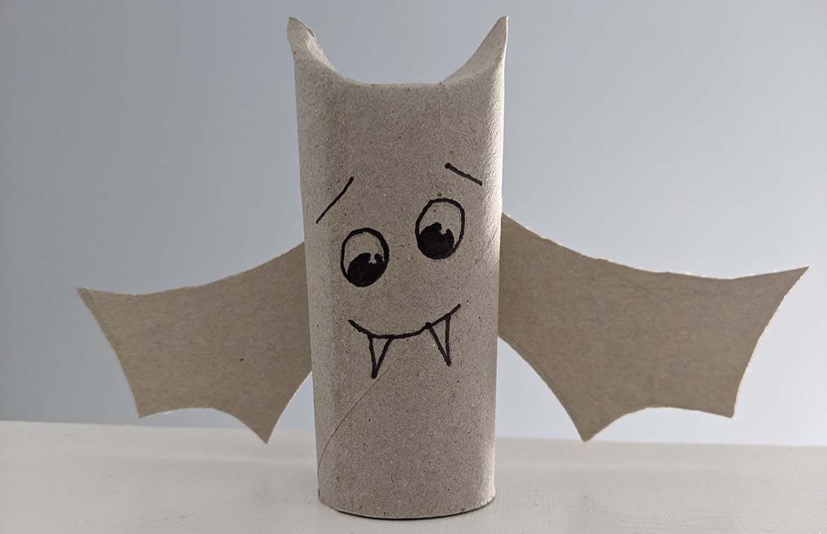Photo of a toilet roll tube bat Halloween decoration.jpeg