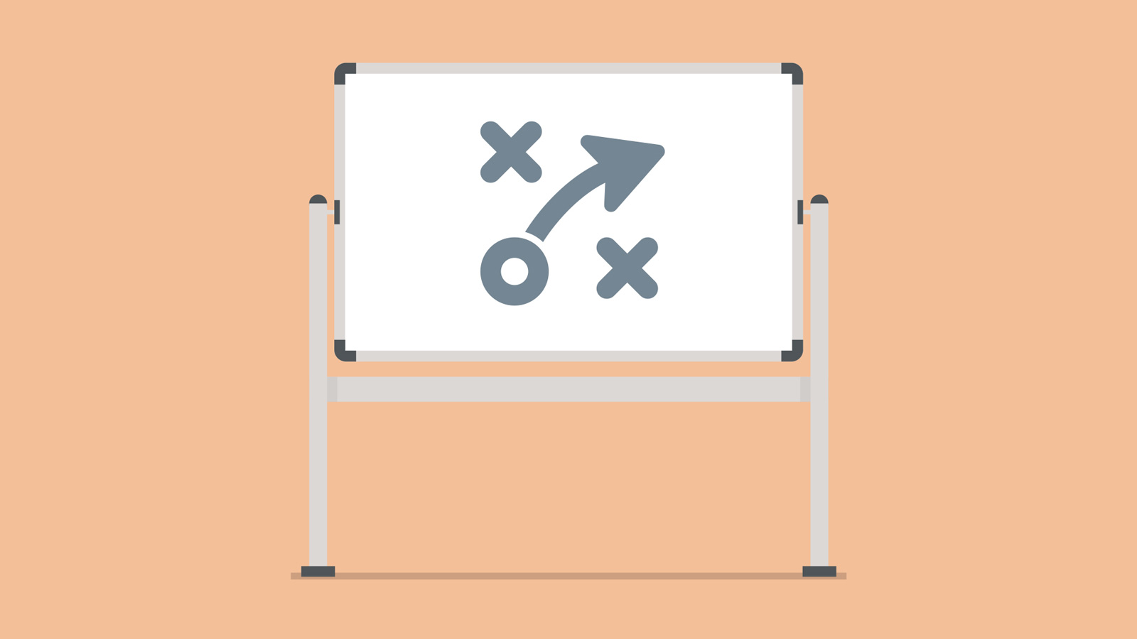 Illustration of a white board