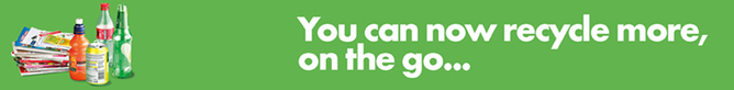 Recycle for Scotland Recycle on the Go web banner