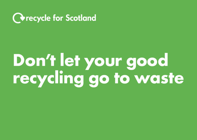 Recycle for Scotland local authority contamination digital advert