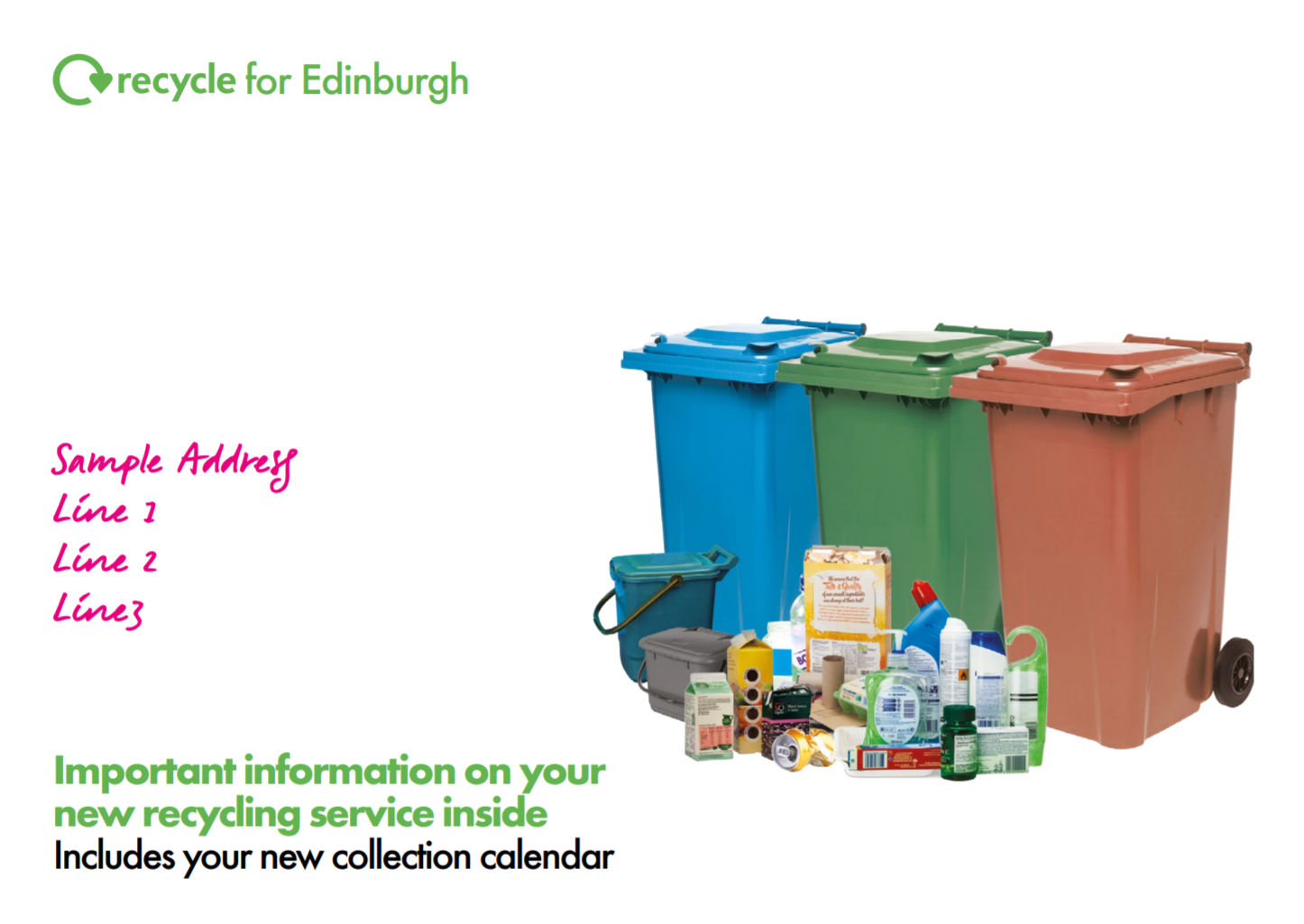 Household Recycling Charter – Service Change Envelope