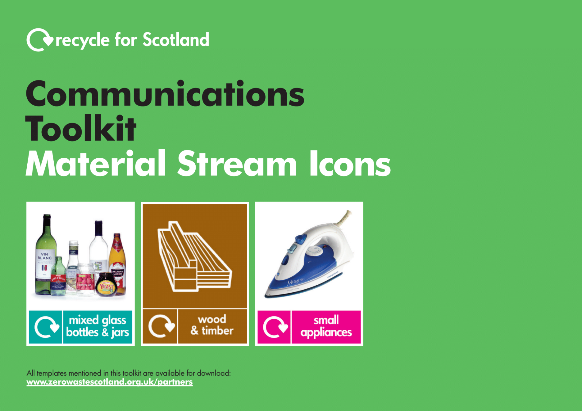 RFS Material Stream Icon Communications Toolkit