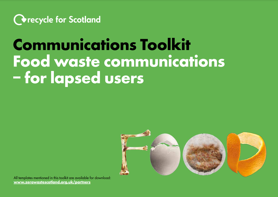 Recycle for Scotland local authority Everyone has Food Toolkit image