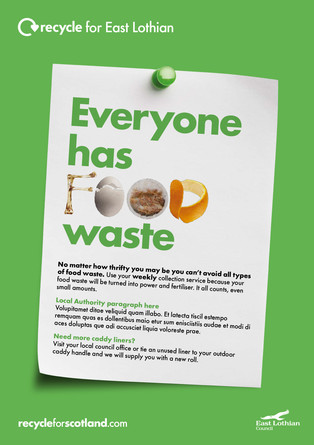 Recycle for Scotland local authority Everyone has Food Waste advertorial 1