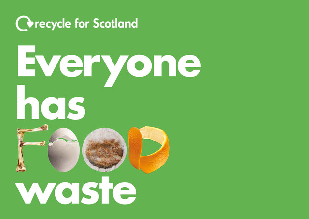 Recycle for Scotland local authority Everyone has Food Waste digital advert