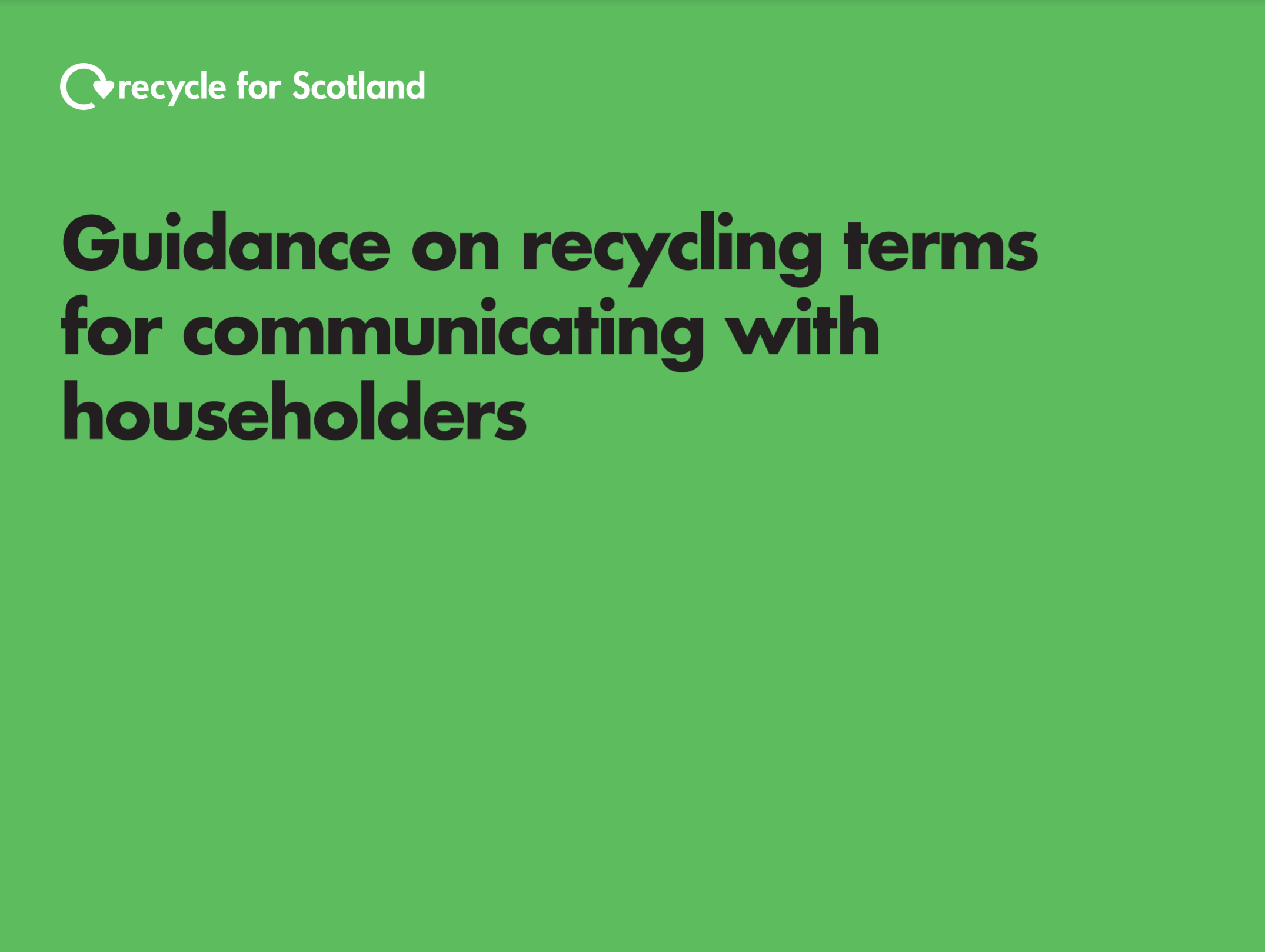 RFS Recycling Terminology