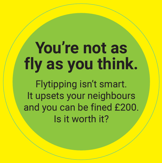 Stickers For Flytipped Items