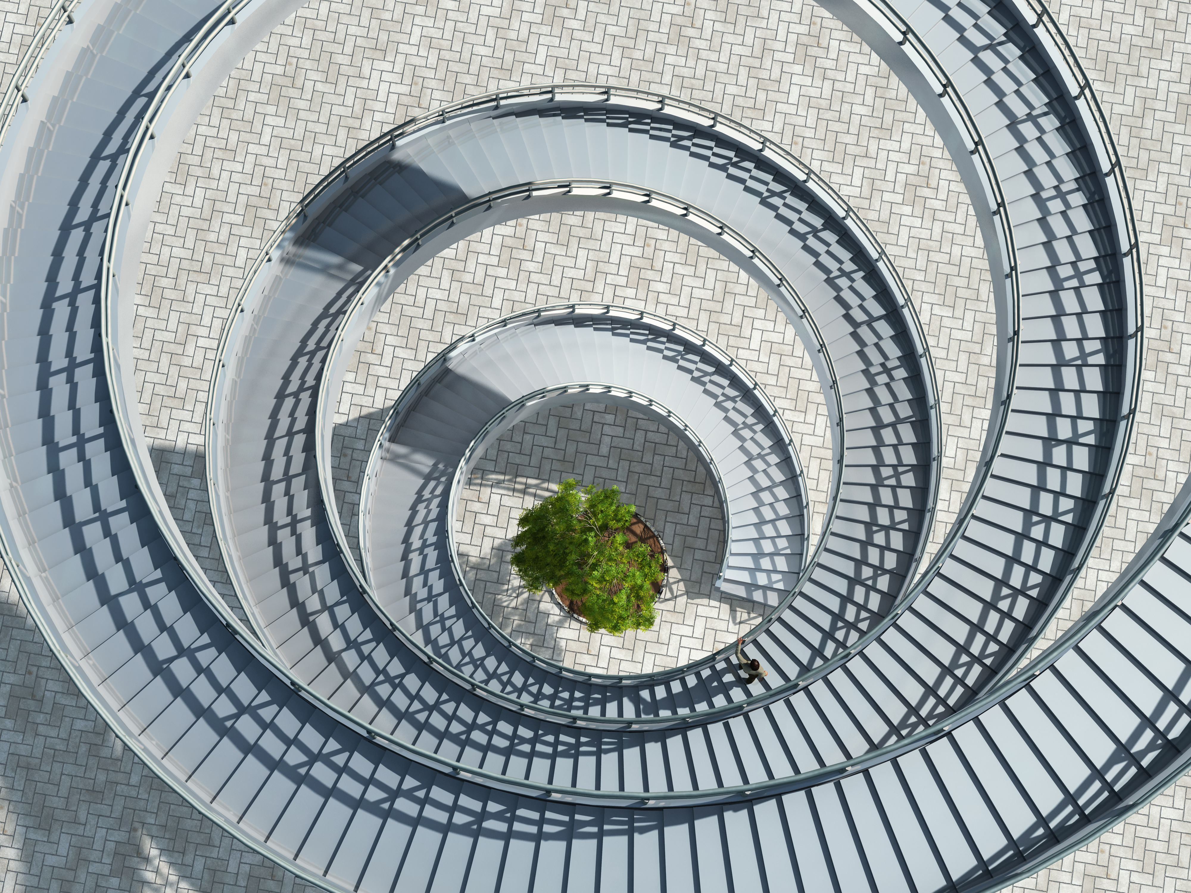 Image of circular staircase