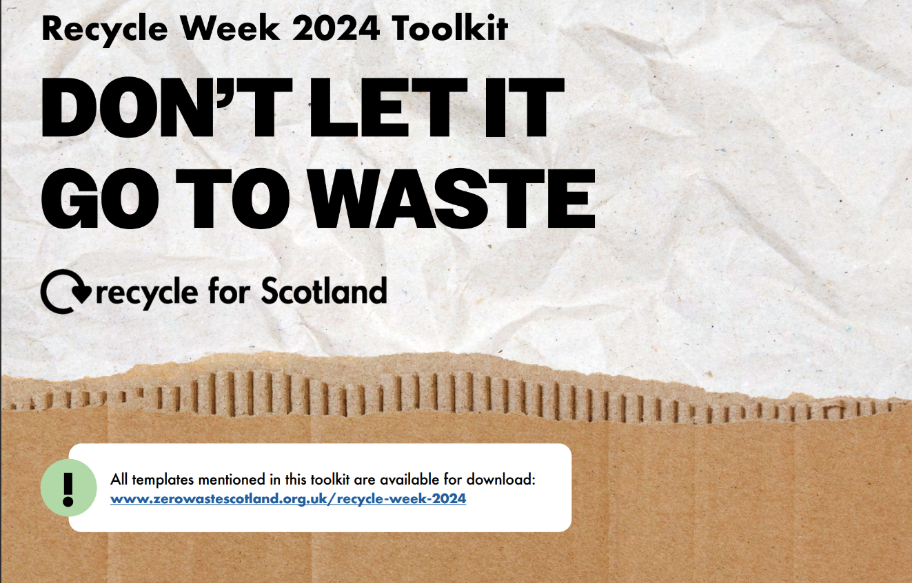 Recycle Week 2024 toolkit front page