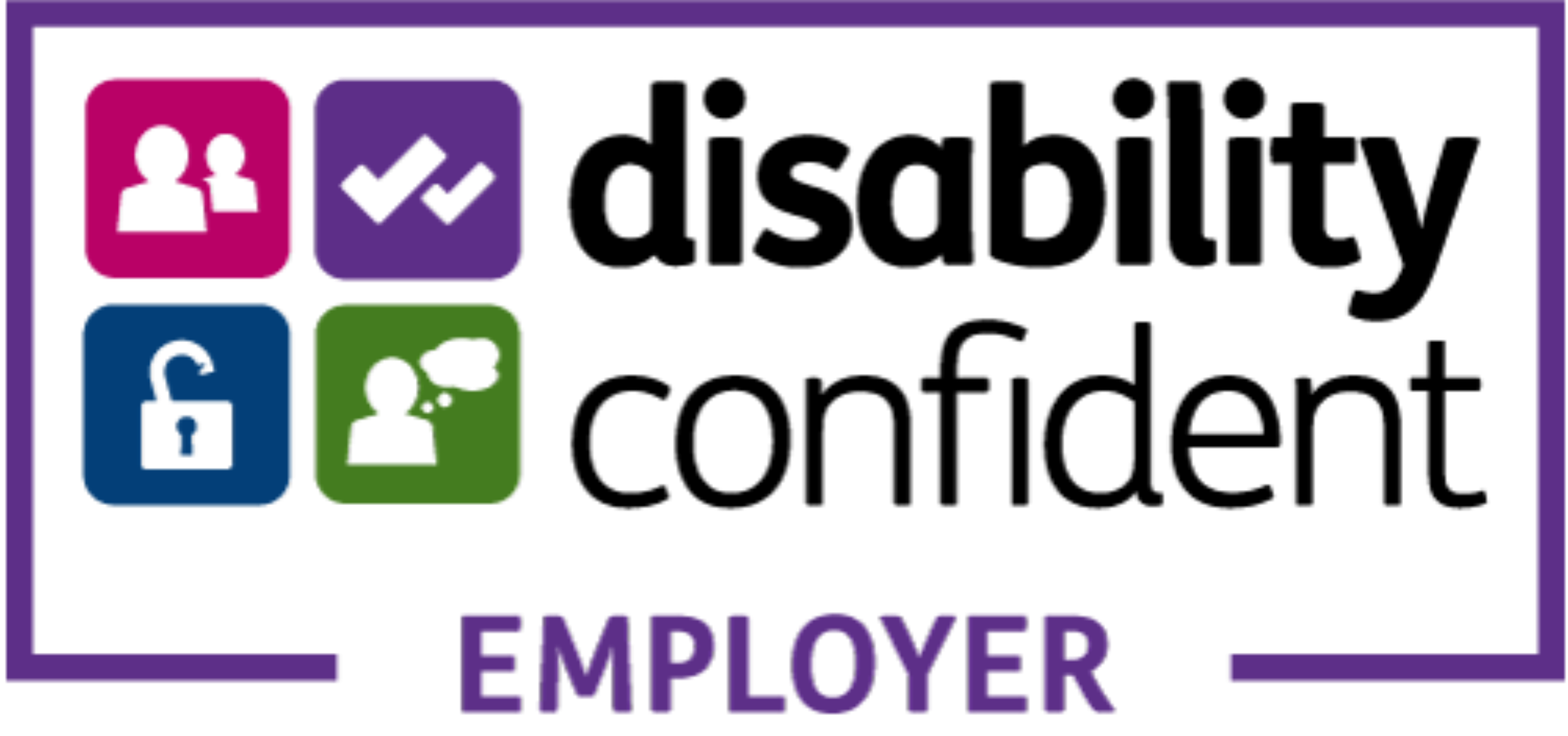 Disability confident employer badge